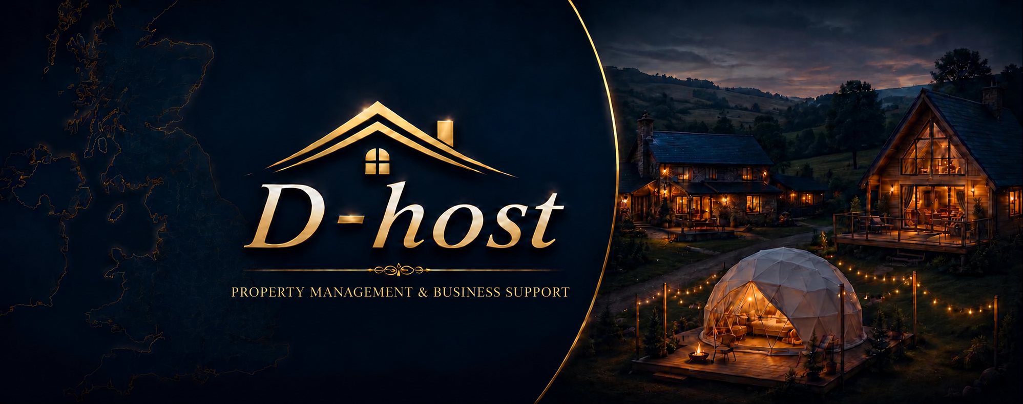 D-host — Property Management & Business Support. Cabins, cottages and glamping stays.